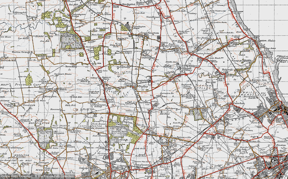 Old Map of Dudley, 1947 in 1947