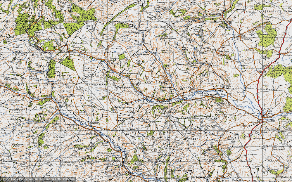 Old Map of Duffryn, 1947 in 1947