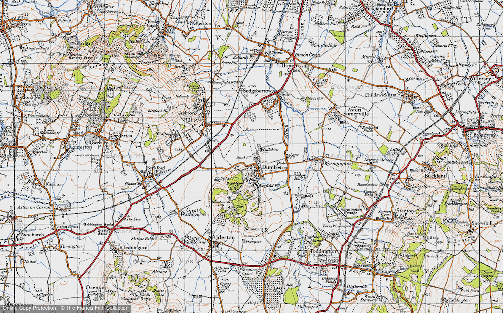 Old Map of Dumbleton, 1946 in 1946