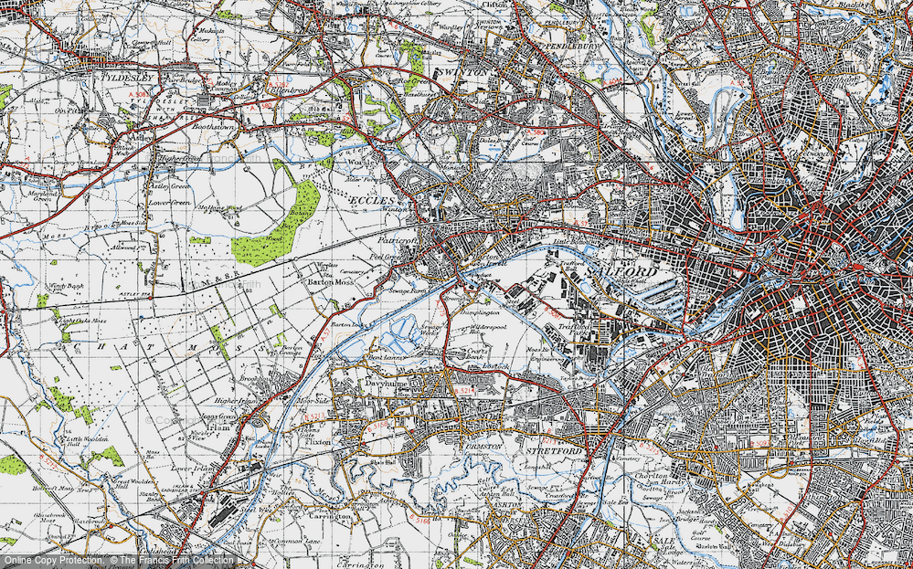 Old Map of Dumplington, 1947 in 1947