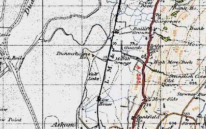 Old map of Dunnerholme in 1947