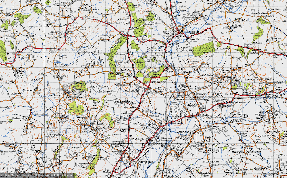 Old Map of Dunnington, 1946 in 1946
