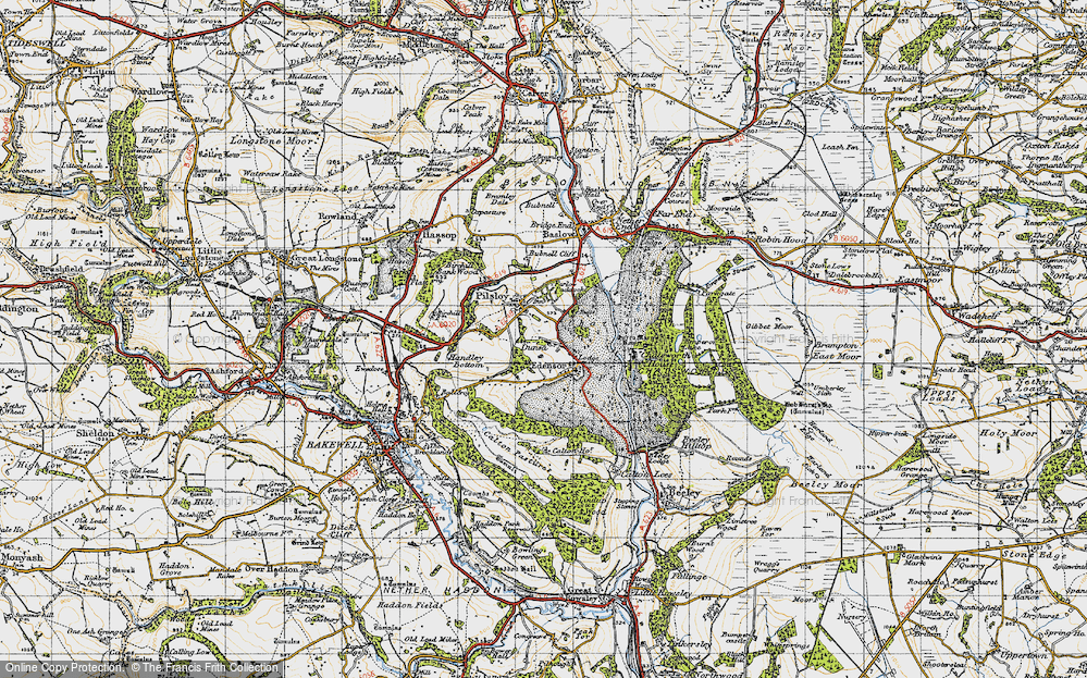 Old Map of Dunsa, 1947 in 1947