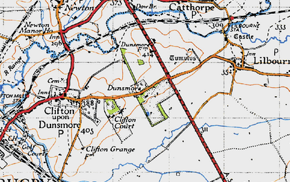 Old map of Dunsmore in 1946