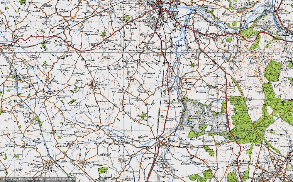 Old Map of Dunston Heath, 1946 in 1946