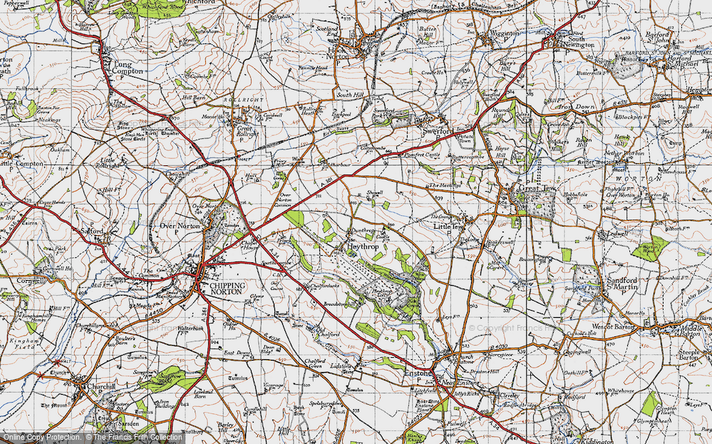 Old Map of Dunthrop, 1946 in 1946