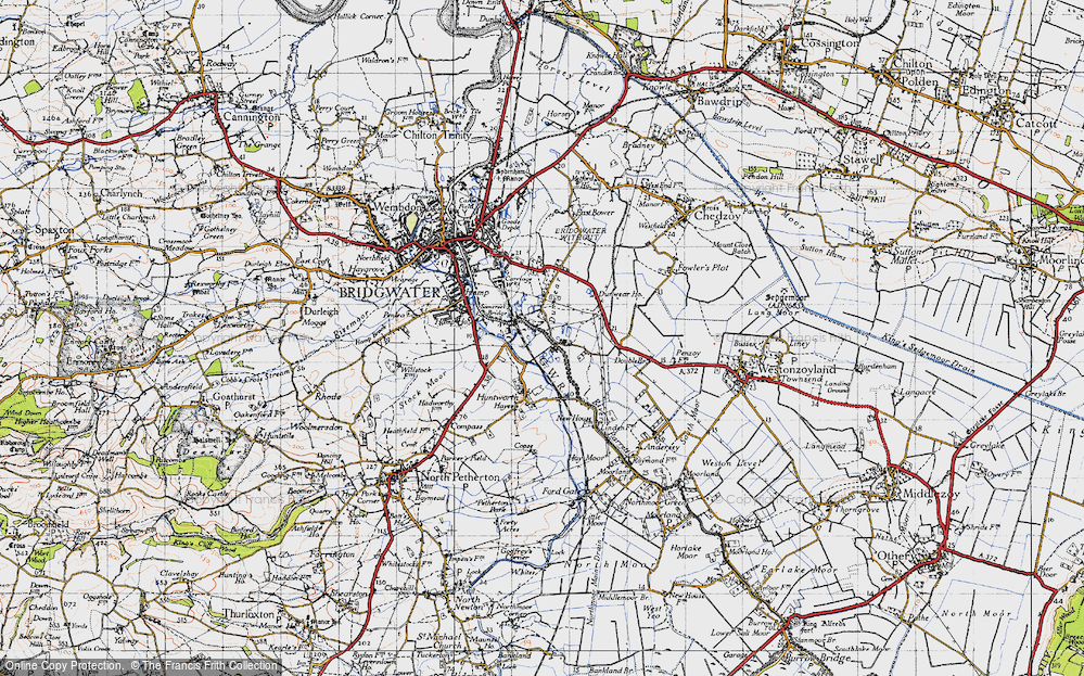Old Map of Dunwear, 1946 in 1946