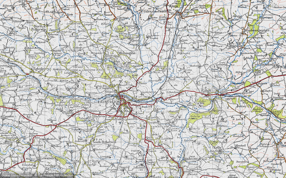 Old Map of Dutson, 1946 in 1946