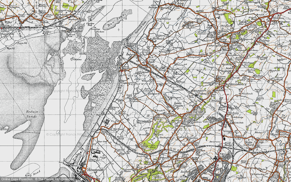 Old Map of Dyer's Common, 1946 in 1946