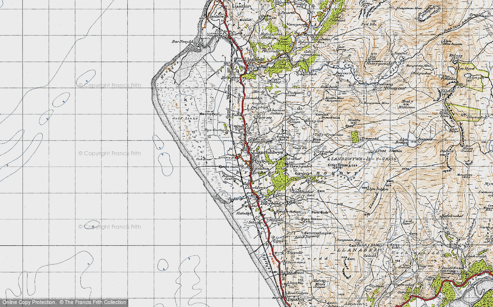 Old Map of Dyffryn Ardudwy, 1947 in 1947