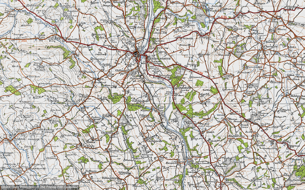 Old Map of Eardington, 1946 in 1946