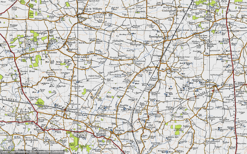 Old Map of Earl's Green, 1946 in 1946
