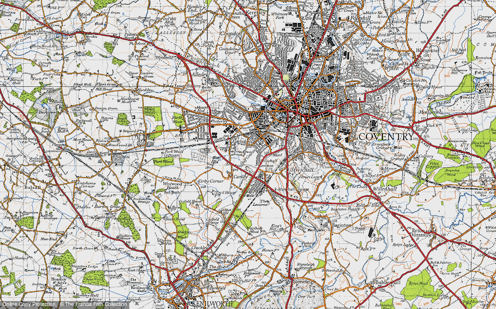 Old Map of Earlsdon, 1946 in 1946