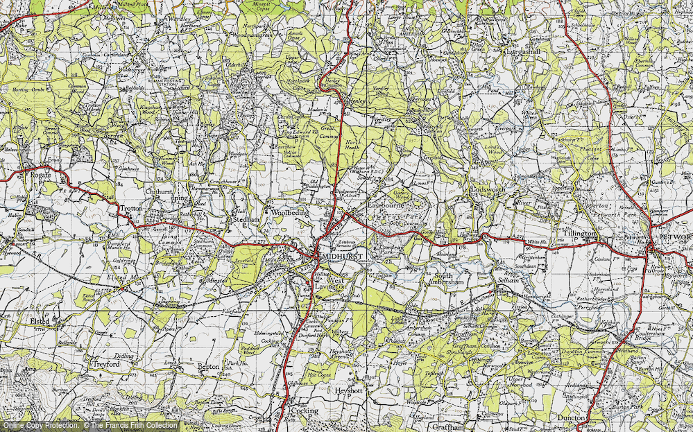 Old Map of Easebourne, 1940 in 1940