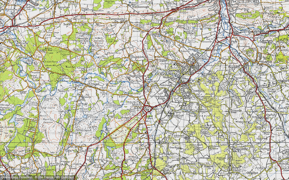 Old Map of Eashing, 1940 in 1940