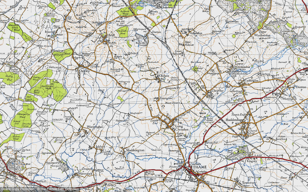 Old Map of Easington, 1946 in 1946