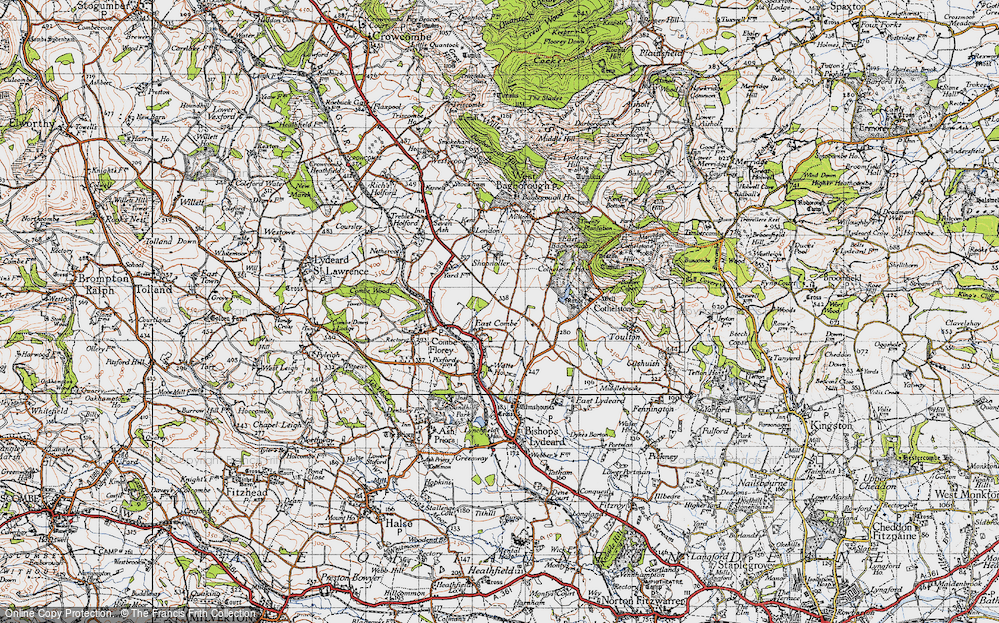 Old Map of East Combe, 1946 in 1946