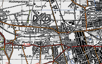 Old map of East Ella in 1947