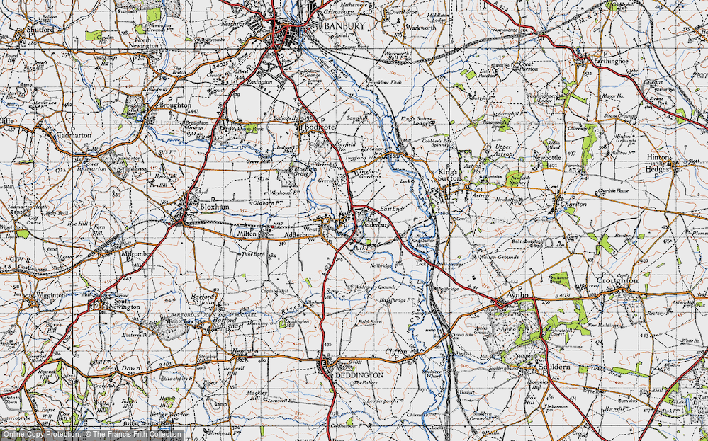 Old Map of East End, 1946 in 1946