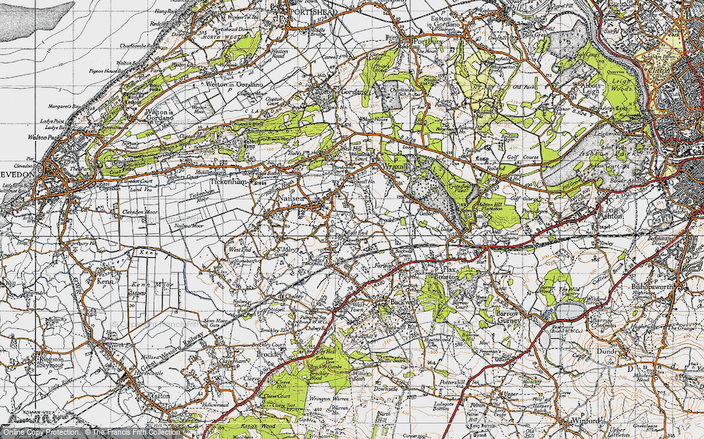 Old Map of East End, 1946 in 1946