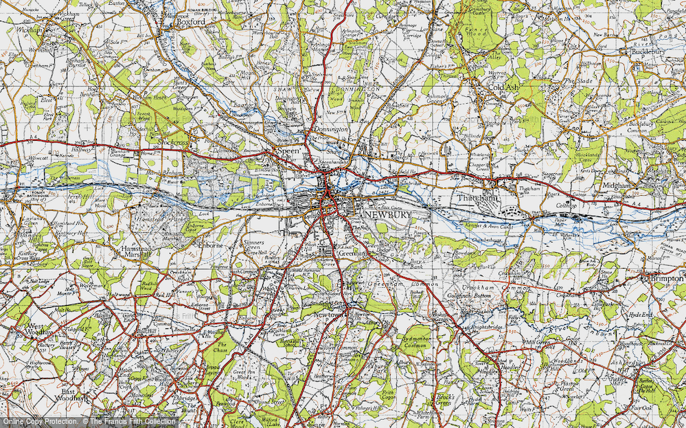 Old Map of East Fields, 1945 in 1945