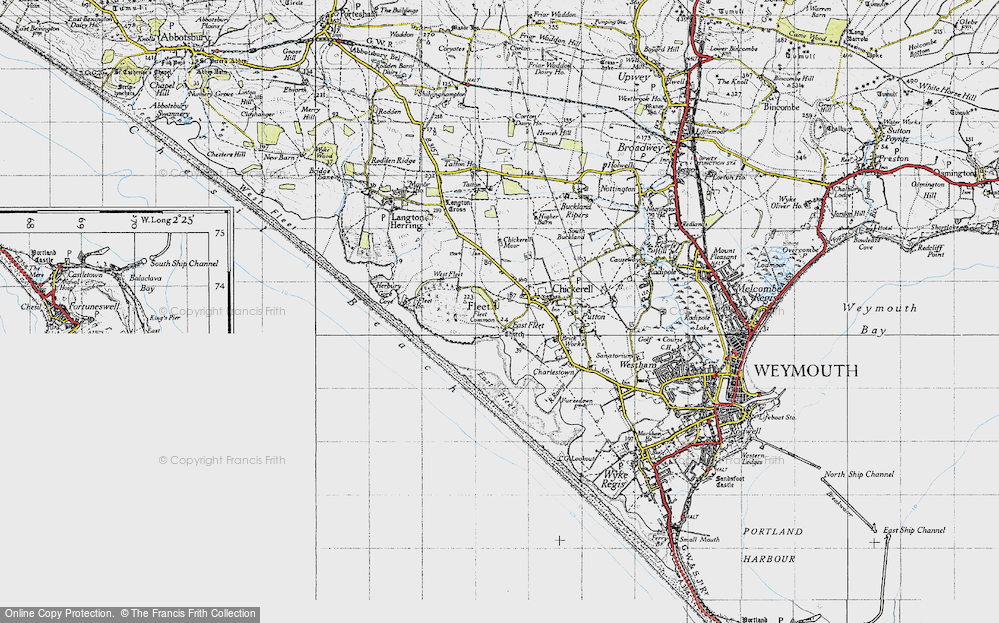 Old Map of East Fleet, 1946 in 1946