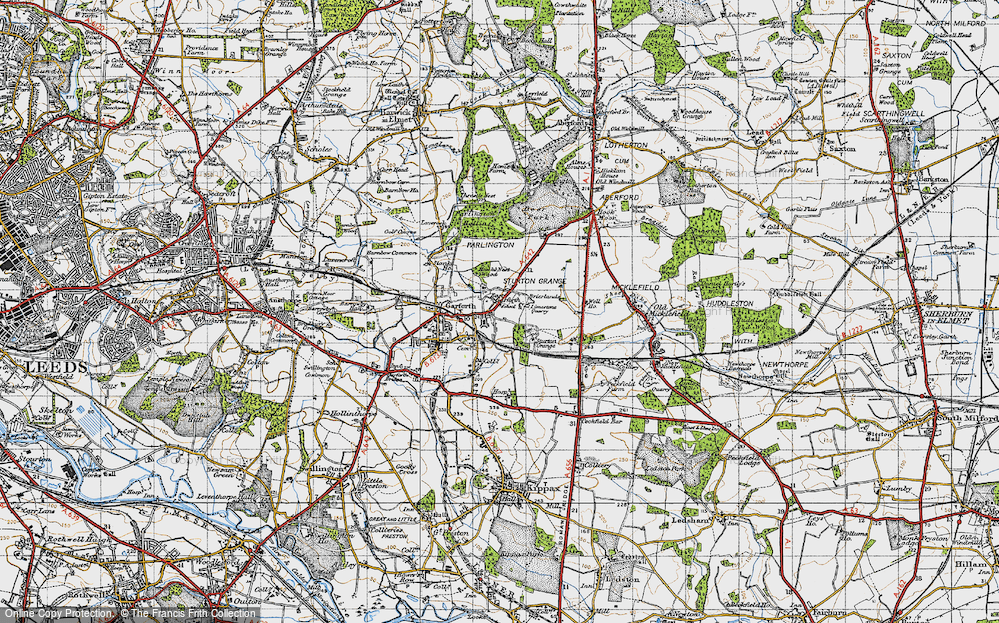 Old Map of East Garforth, 1947 in 1947