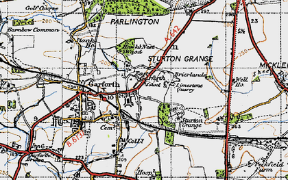 Old map of East Garforth in 1947