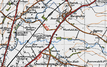 Old map of East Goscote in 1946