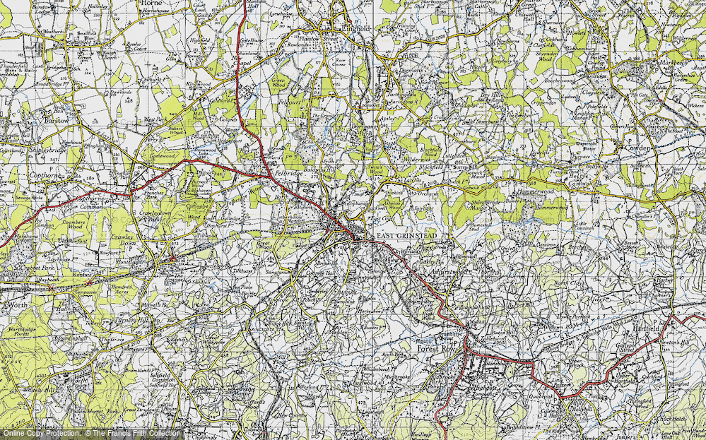Old Map of East Grinstead, 1946 in 1946