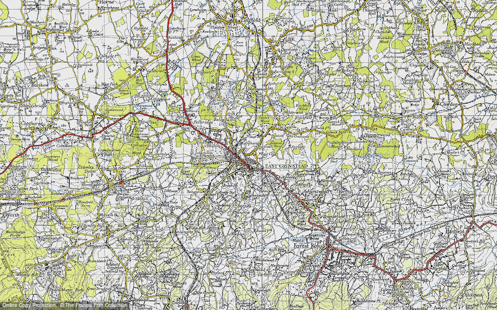 map of east grinstead Map Of East Grinstead 1946 Francis Frith map of east grinstead