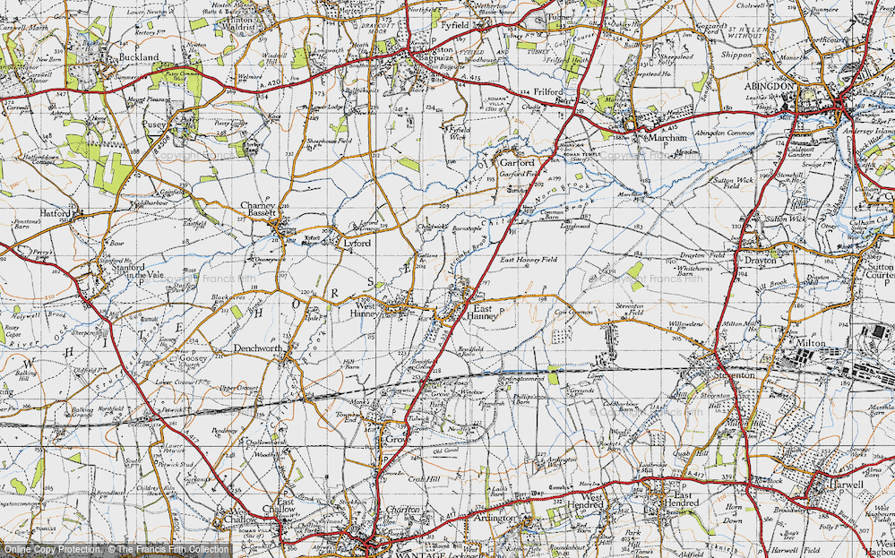 East Hanney, 1947
