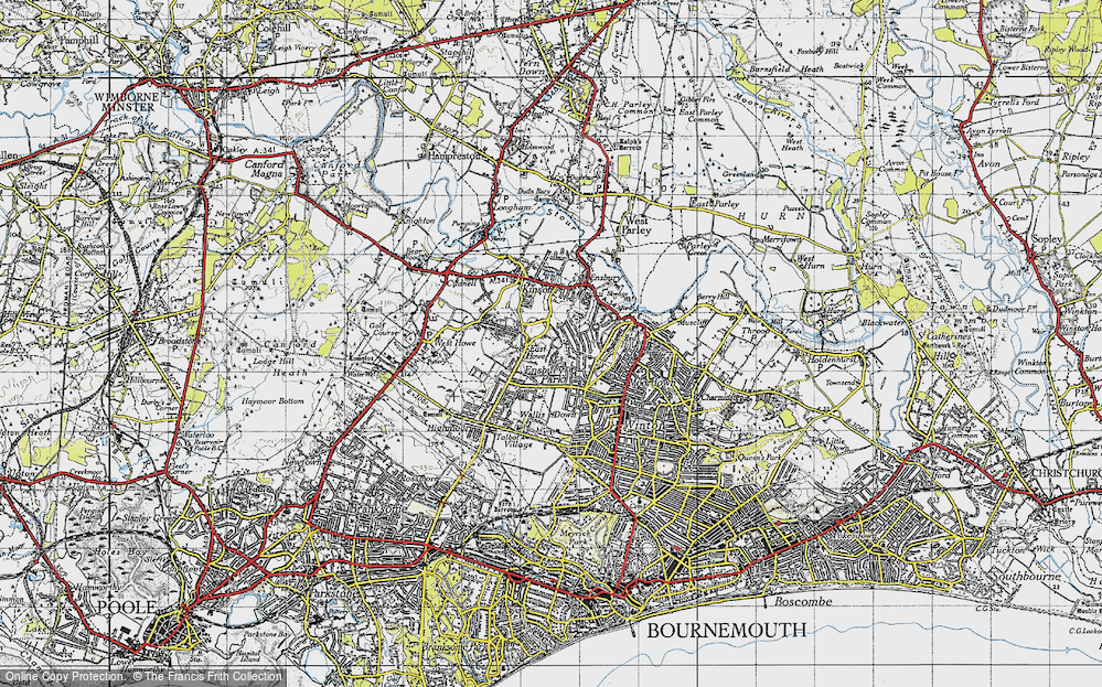 Old Map of East Howe, 1940 in 1940