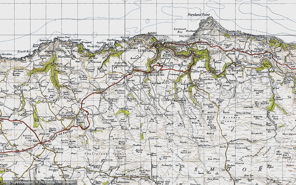 Old Map of East Ilkerton, 1946 in 1946