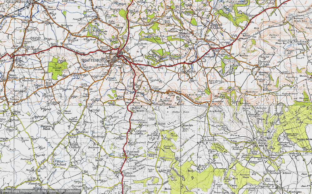 East Melbury, 1945