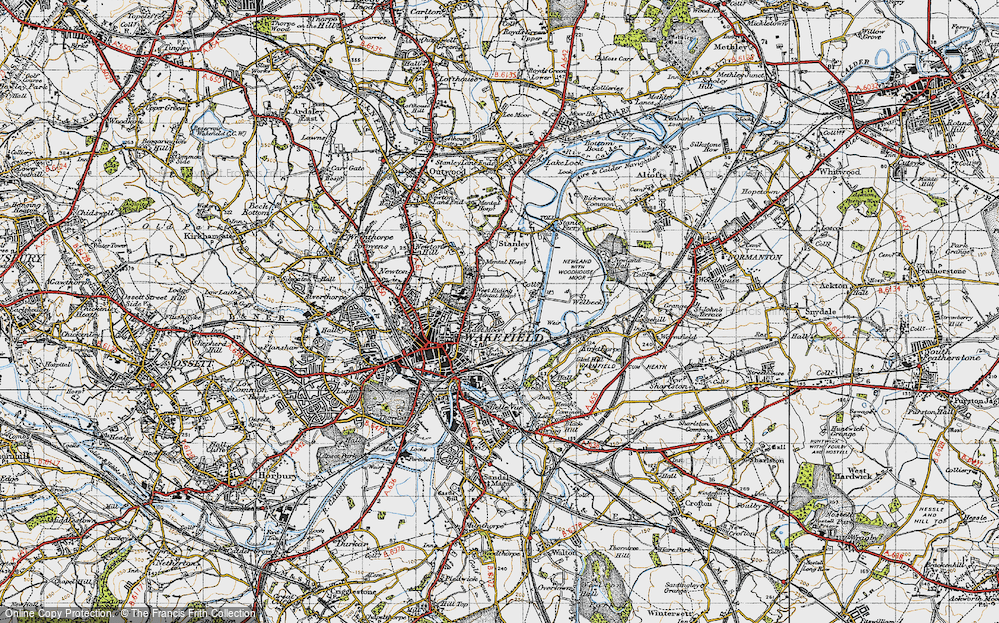 Old Map of East Moor, 1947 in 1947