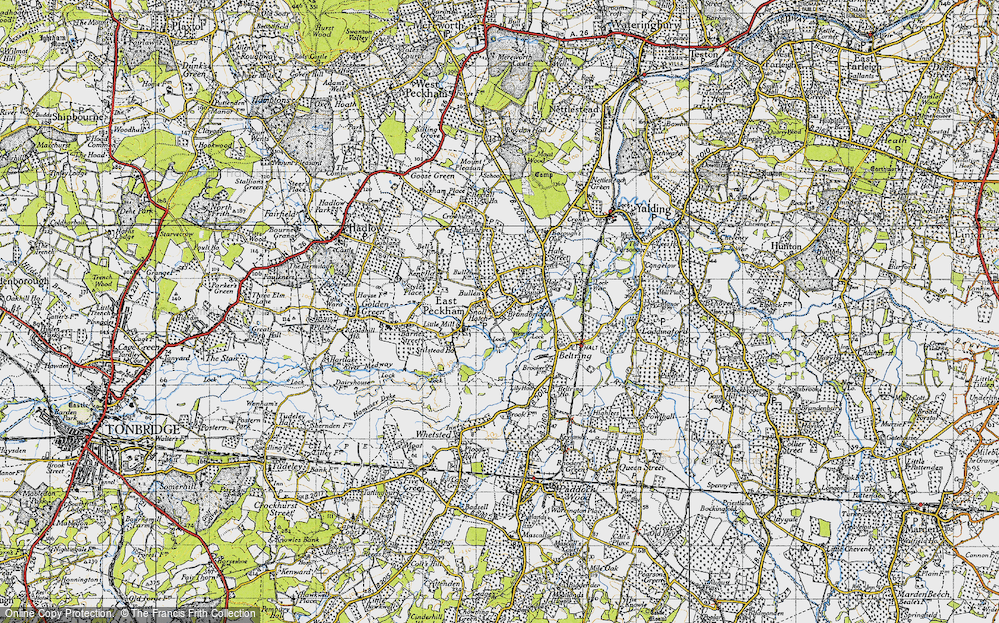 Old Map of East Peckham, 1946 in 1946