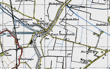 Old map of East Stockwith in 1947