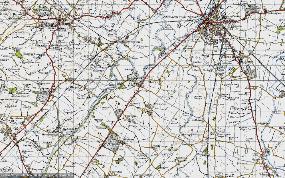 Old Map of East Stoke, 1946 in 1946