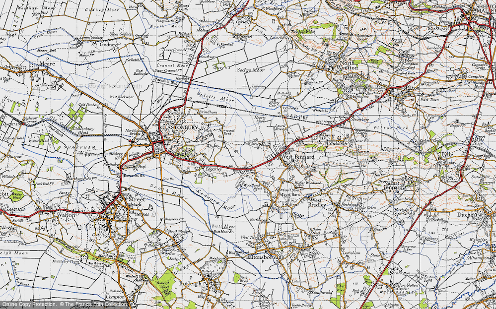 Old Map of East Street, 1946 in 1946