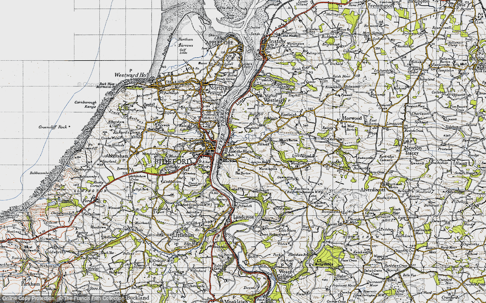Old Map of East-the-Water, 1946 in 1946