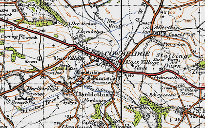 Old map of East Village in 1947