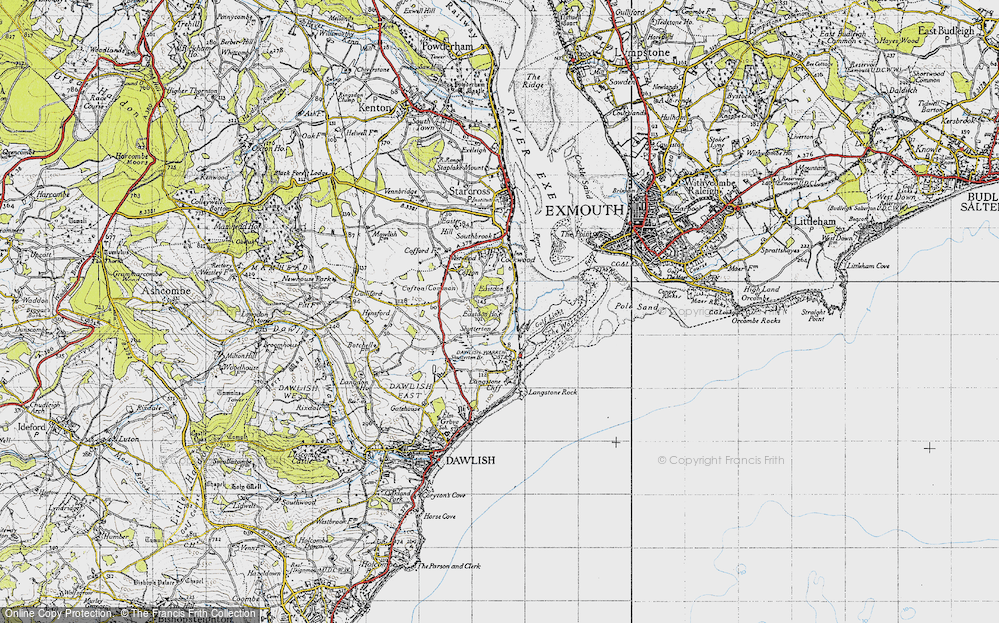 Old Map of Eastdon, 1946 in 1946