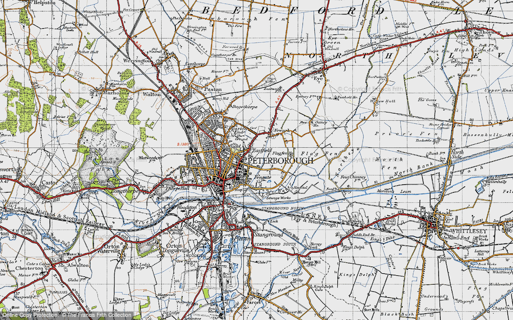 Old Map of Eastfield, 1946 in 1946