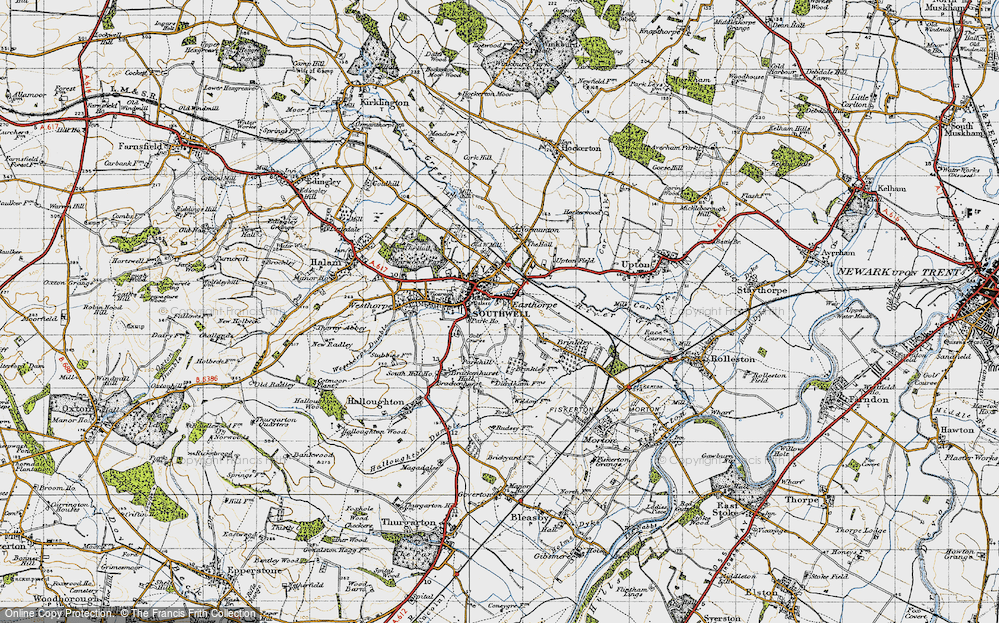 Old Map of Easthorpe, 1946 in 1946