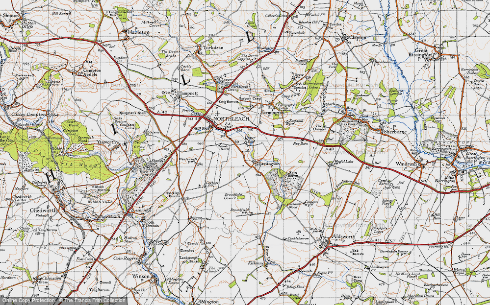Old Map of Eastington, 1946 in 1946