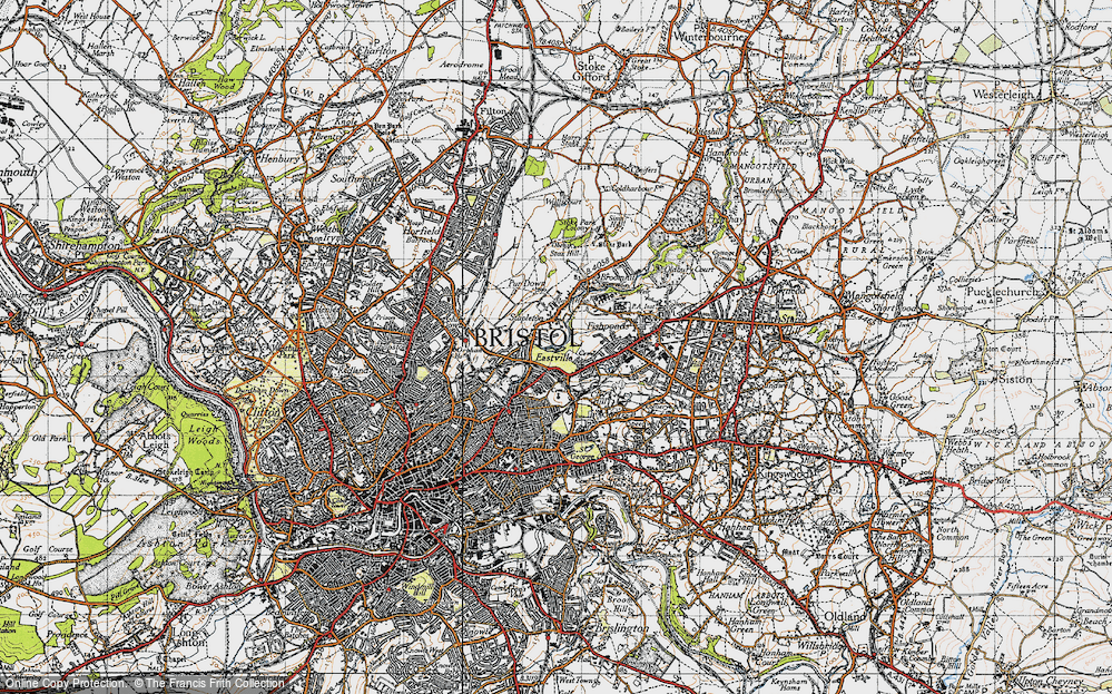 Old Map of Eastville, 1946 in 1946