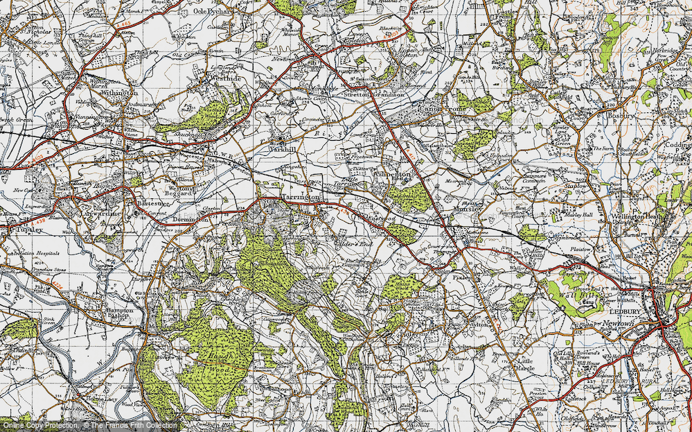 Old Map of Eastwood, 1947 in 1947