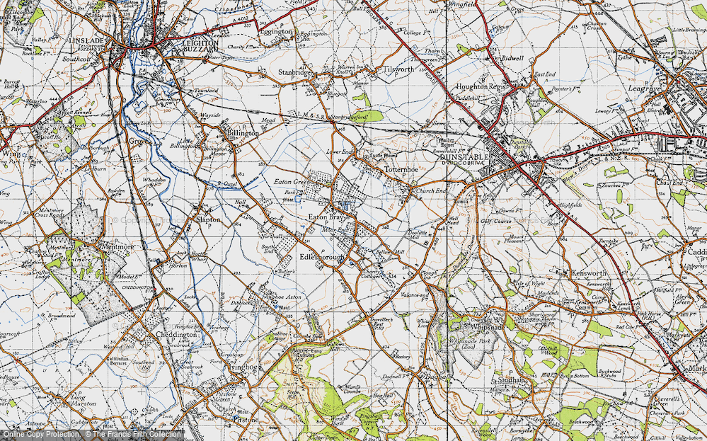 Old Map of Eaton Bray, 1946 in 1946