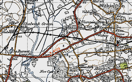 Old map of Eau Withington in 1947